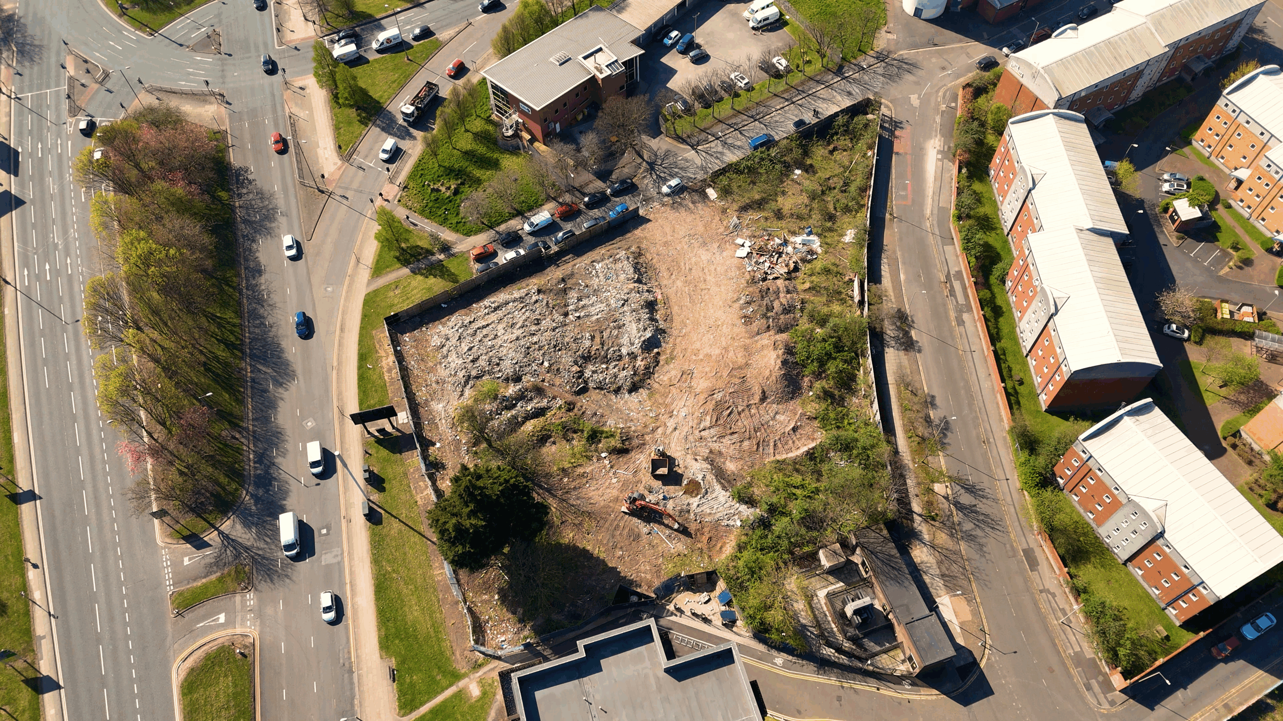 Image showing construction progress at SoapWorks Liverpool