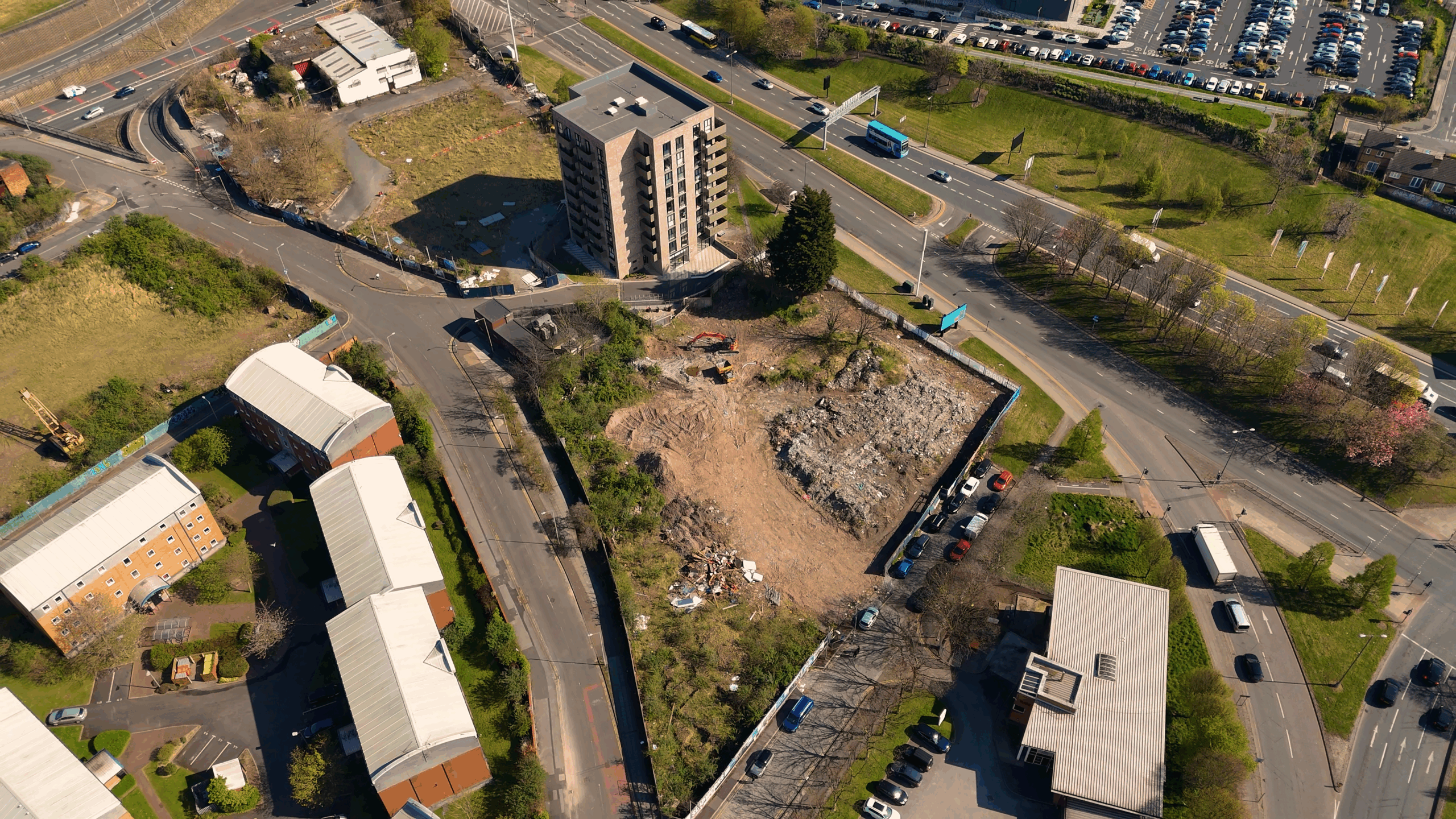 Image showing construction progress at SoapWorks Liverpool