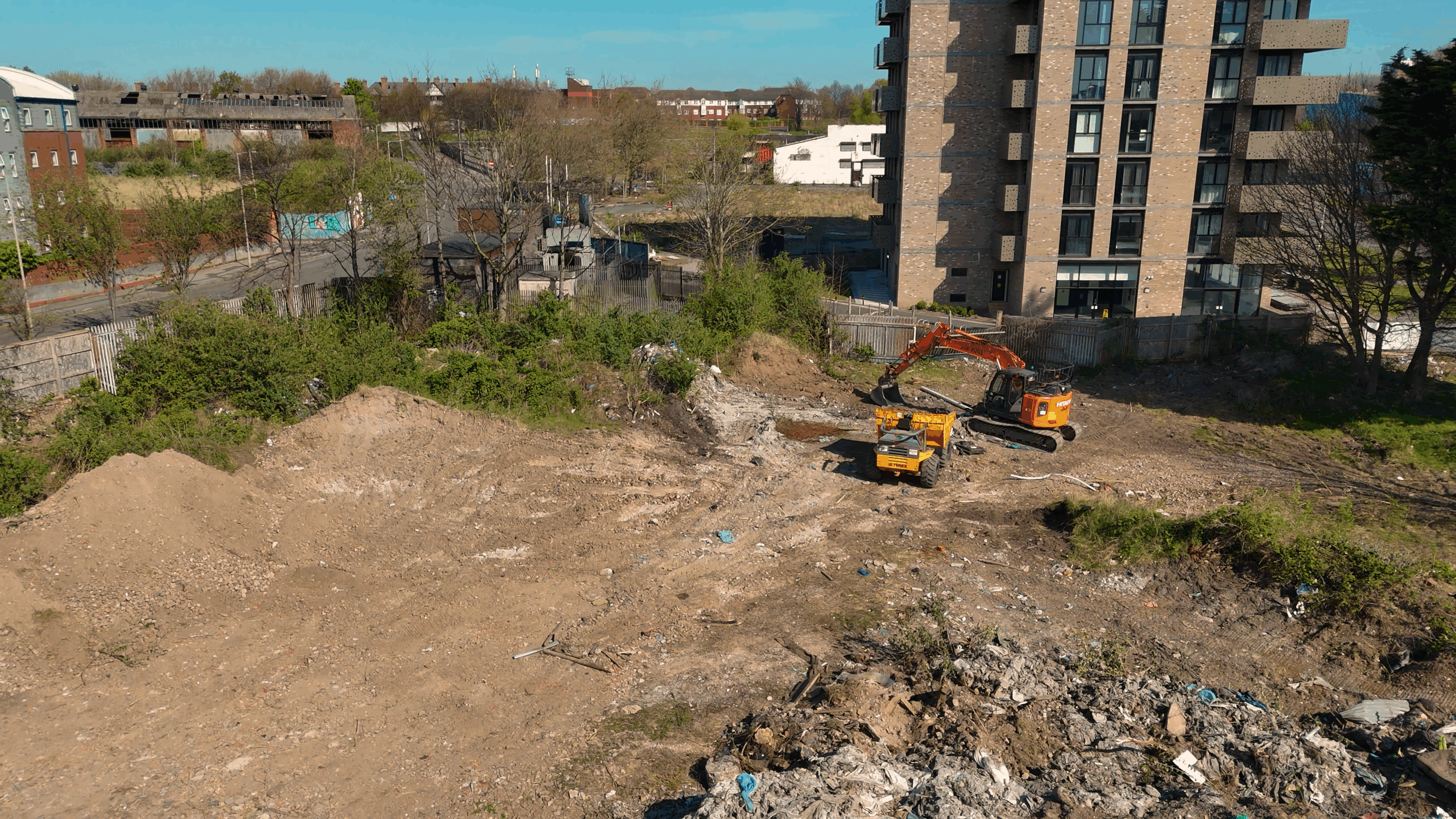 Image showing construction progress at SoapWorks Liverpool