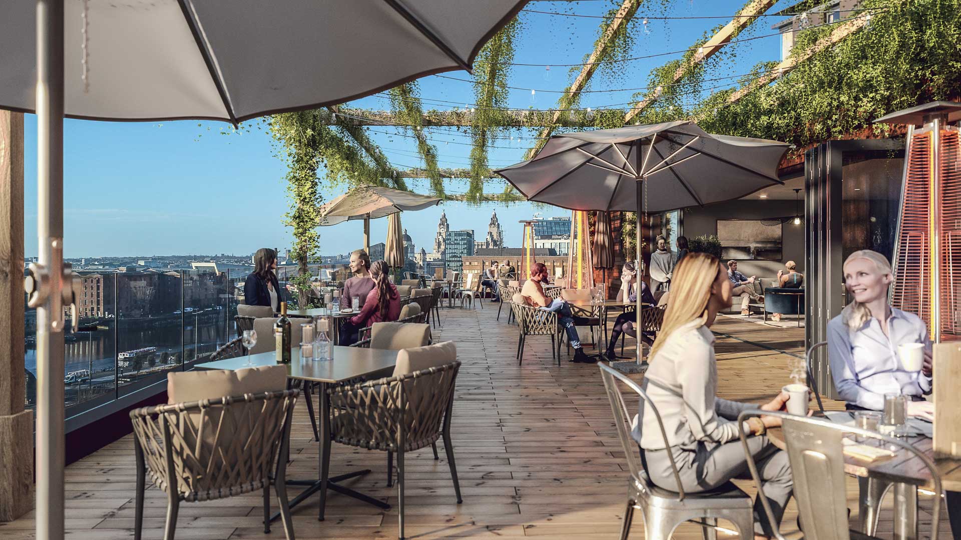 Miller's Place CGI - Rooftop terrace