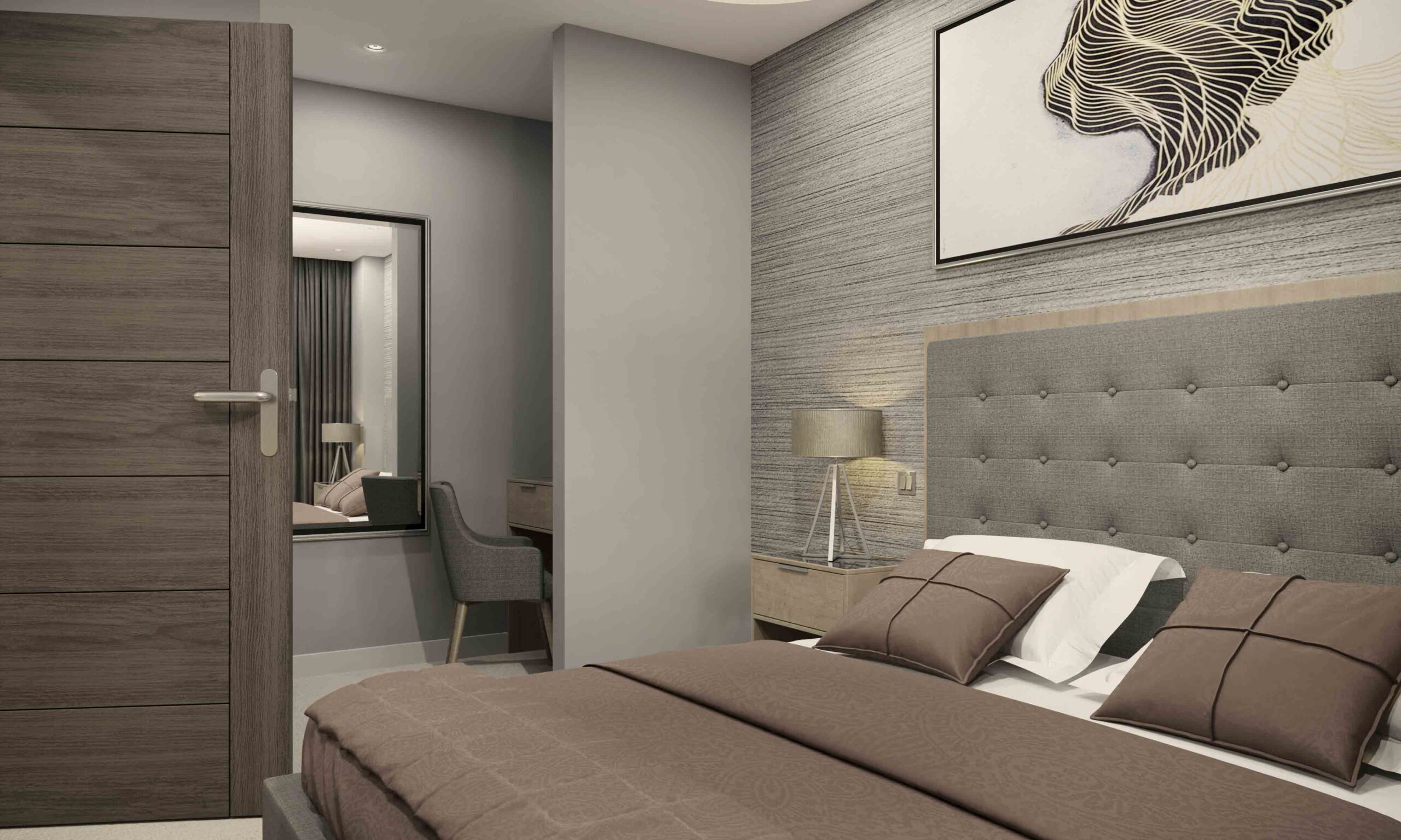 Miller's Place CGI - 1-bed Apartment