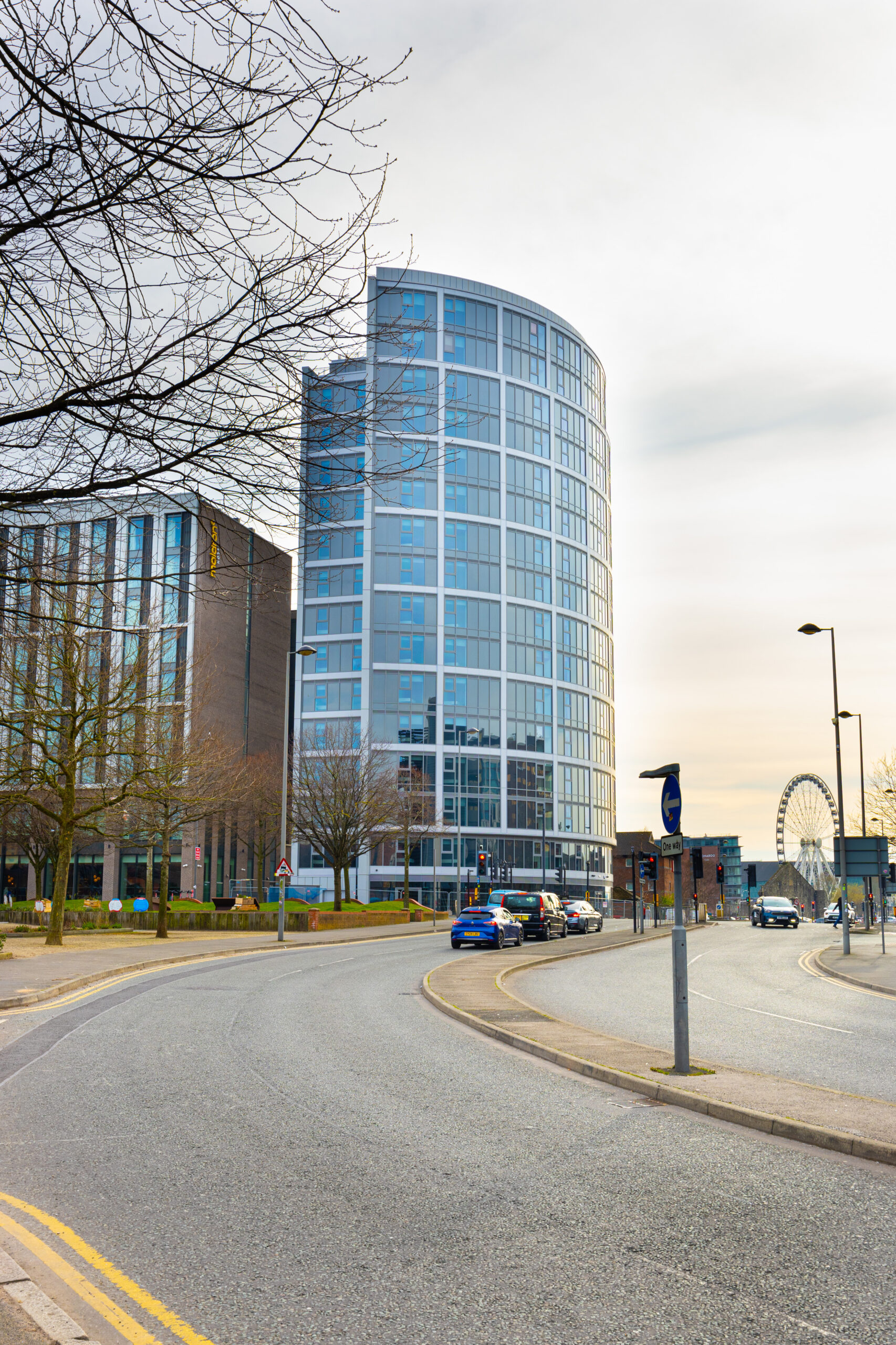 exterior Image of completed property development, One Park Lane in Liverpool