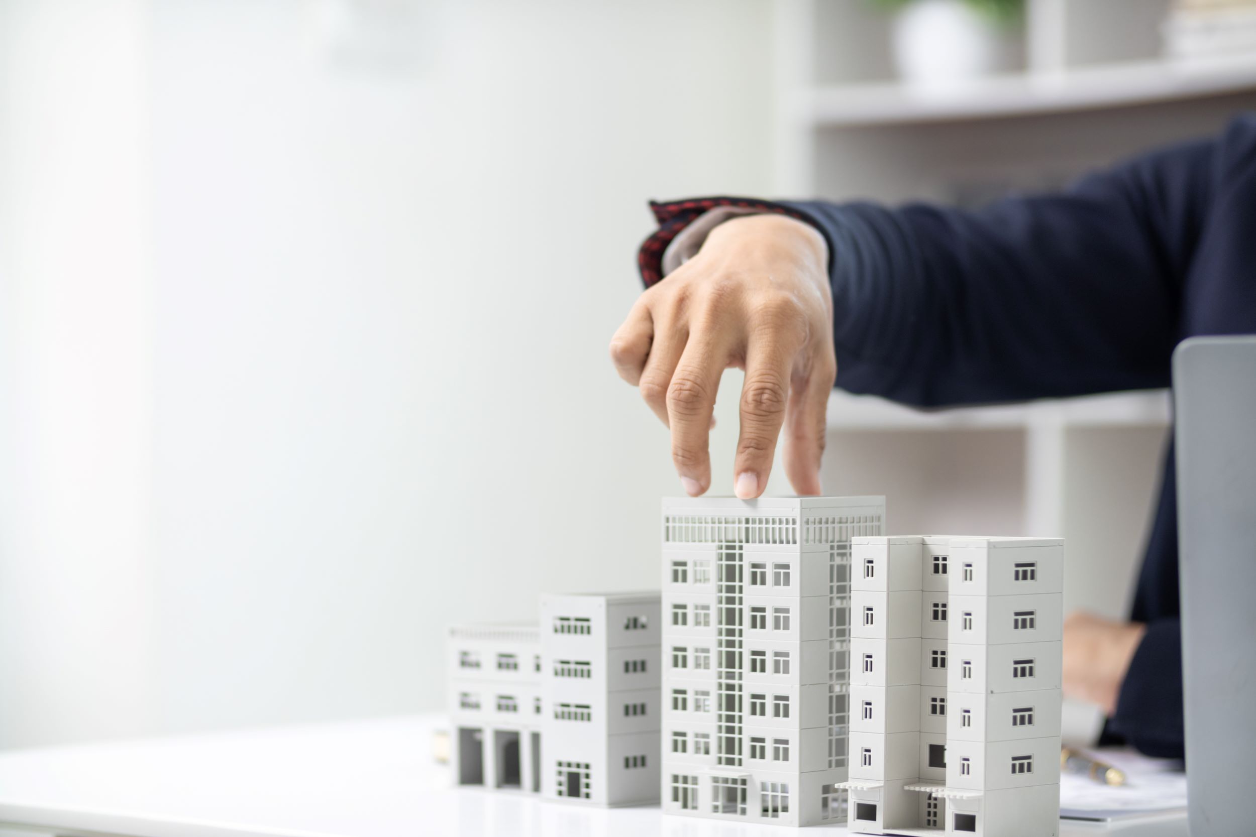 Real estate agents are selling real estate clients